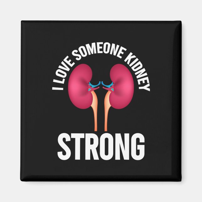 Kidney Disease Awareness Shirt  Magnet (Front)