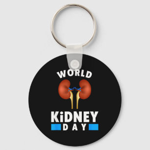 Kidney disease awareness shirt - world kidney day keychain