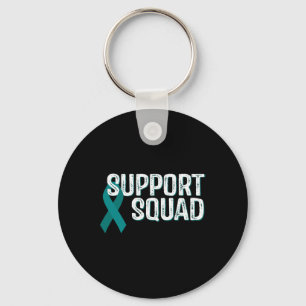 Kidney Disease Awareness Support Squad Keychain