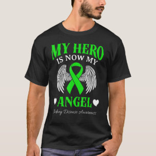 Kidney Disease Awareness Survivor Green Ribbon Men T-Shirt
