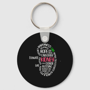 Kidney Disease Awareness Transplant Organ Donor Do Keychain