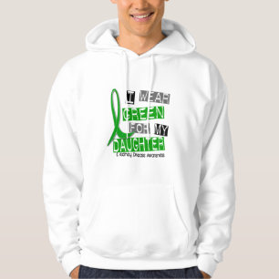 Kidney Disease I Wear Green For My Daughter 37 Hoodie
