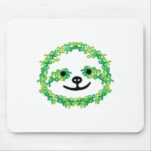 Kidney Disease Mental Health Scoliosis Sloth Aware Mouse Pad