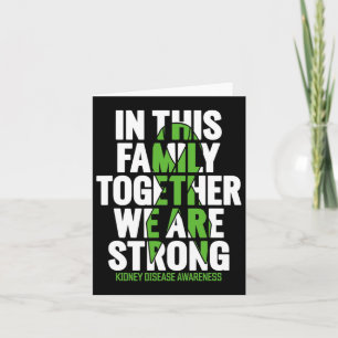 Kidney Disease Support - Family Kidney Disease Awa Card