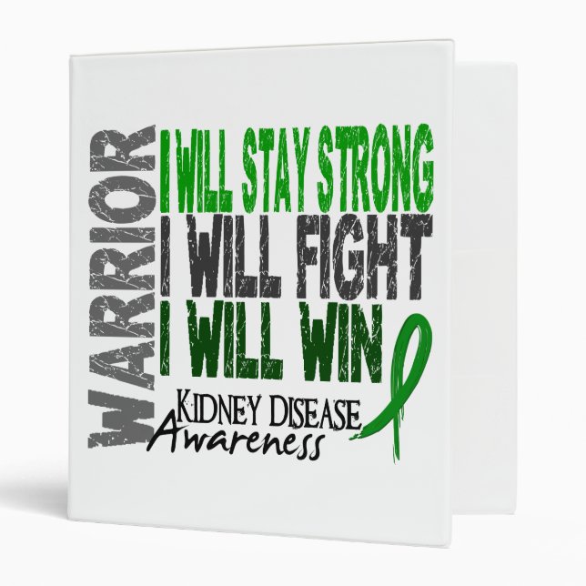 Kidney Disease Warrior Binder (Front/Inside)