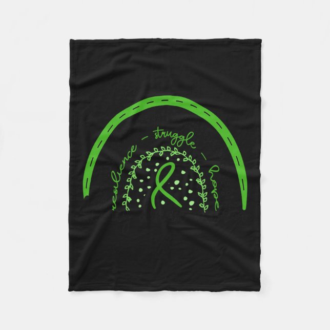 Kidney Disease Warrior  Fleece Blanket (Front)
