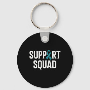 Kidney Disease Warrior Support Squad Keychain