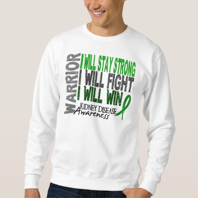 Kidney Disease Warrior Sweatshirt (Front)