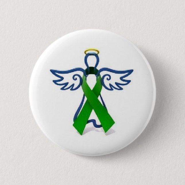 Kidney Donor Angel 2 Inch Round Button (Front)