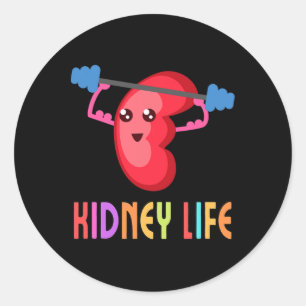 Kidney Nephrology Nurse Dialysis Technician 1 Classic Round Sticker