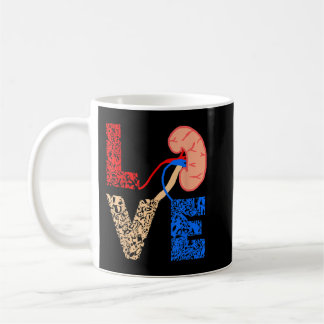 Kidney Organ Donation Love Dialysis Patients Nurse Coffee Mug