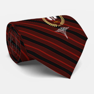 Kidney Specialist Nephrologist Custom Red Tie