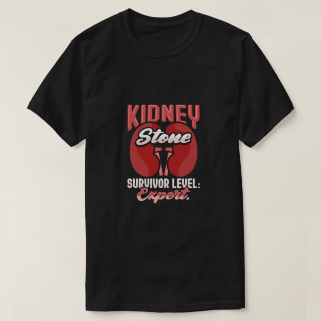 Kidney Stone Surgery Recovery T-Shirt (Design Front)