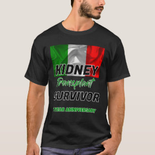 Kidney Transplant First Anniversary 1 Year Survivo T-Shirt