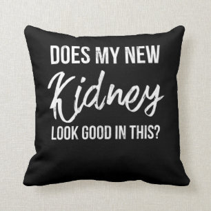 Kidney Transplant Organ Recipient Survivor Gift  Throw Pillow