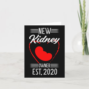 Kidney Transplant Recipient 2020 Organ  Card
