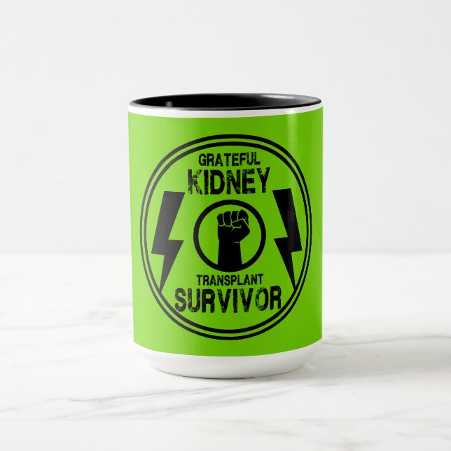 Kidney Transplant Survivor Mug (Center)