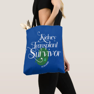 Kidney Transplant Survivor Tote Bag