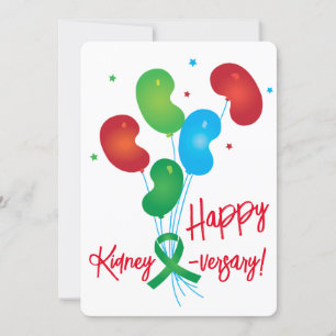 Kidney-versary Customizable Party Invitation