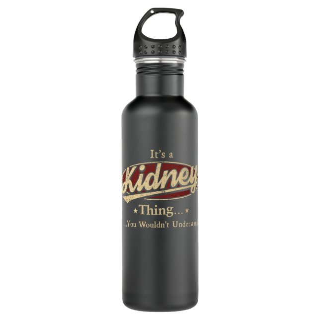 Kidney water bottle, Kidney water flask 710 Ml Water Bottle (Front)