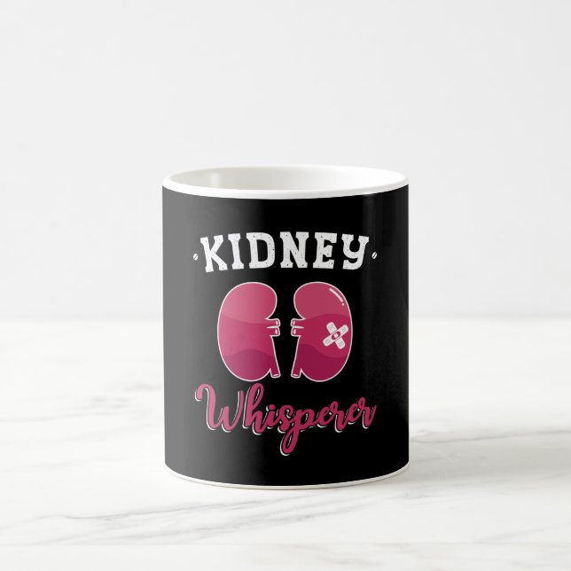Kidney Whisperer Dialysis Nurse Nephrology Tech Coffee Mug (Center)