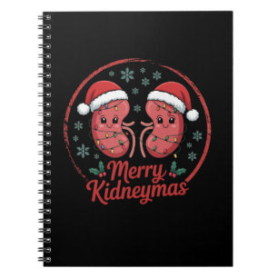 Kidneymas Christmas Funny Kidney Holiday for Nephr Notebook