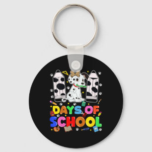 Kids 100 Days Of School 100th Day Students Toddler Keychain
