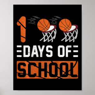 Kids 100 Days Of School Kids Girls Toddler Boys By Poster