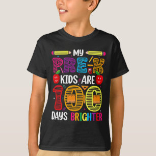 Kids 100 Days Of School Teacher Student  T-Shirt
