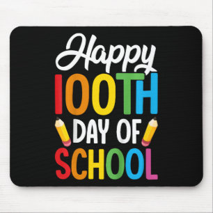 Kids 100 Days Of School Teachers Kids Girls Boys 1 Mouse Pad