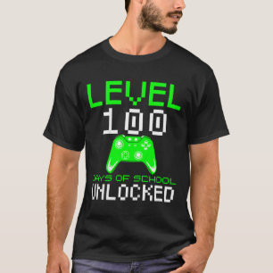 Kids 100th Day Of School Shirt Kids Video Games Bo