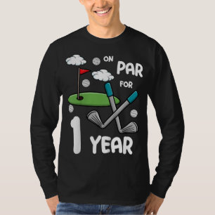 Kids 10 Year Old Golf Birthday Party Gift for Boy T-Shirt