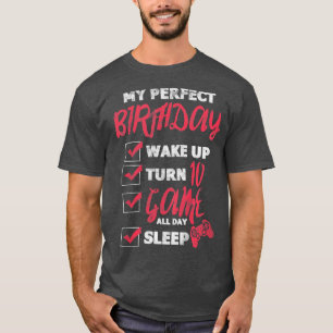 Kids 10th Birthday Gaming 10 Years Old Video Games T-Shirt