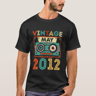 Kids 10Th Birthday Gifts Classic Vintage May 2012 T-Shirt