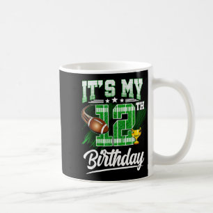 Kids 12 Year Old Its My 12th Birthday Football The Coffee Mug