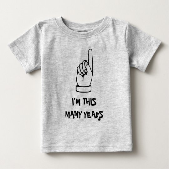 baby birthday t shirt