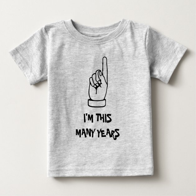 t shirt for one year old boy