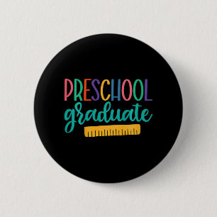 Kids 2023 Pre-k Graduate Preschool Boys Last Day O 2 Inch Round Button