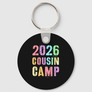 Kids 2026 cousin camp family vacation crew auntie keychain