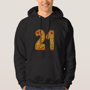 Kids 21 Cutest Capital Christmas Cookie Alphabet Hoodie