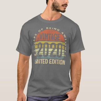 Kids 2 Year Old Gifts Vintage 2020 Limited Edition T-Shirt