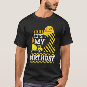Kids 2 Years Old Boy It's My 2nd Birthday Construc T-Shirt