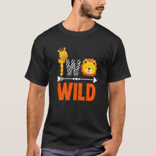 Kids 2nd Birthday Boy Animal Safari Baby Lion 2 Ye T-Shirt