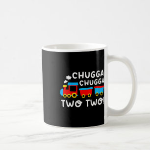 Kids 2nd Birthday Boy Train Chugga Chugga Two Two  Coffee Mug