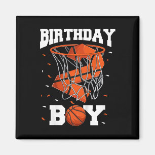 Kids 2nd Birthday Bysketbyll Kids Magnet