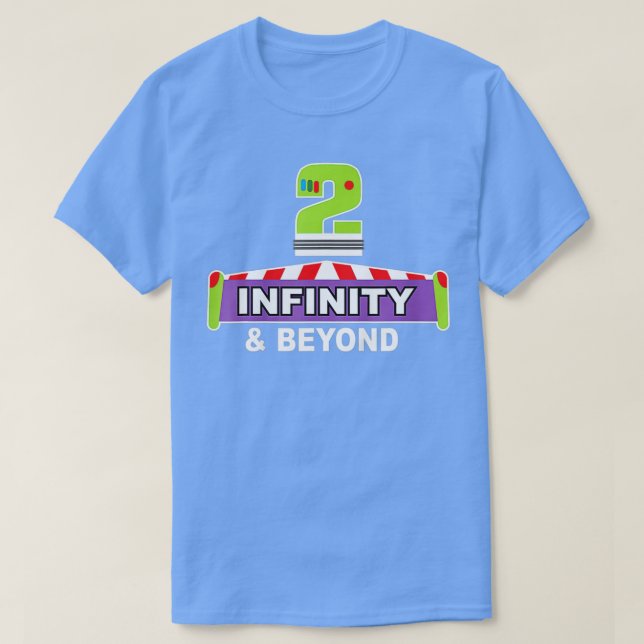 kids 2nd birthday tee infinity beyond two infinity (Design Front)