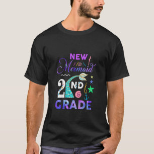 Kids 2nd Grade Mermaid Cute Girls Princess Second T-Shirt