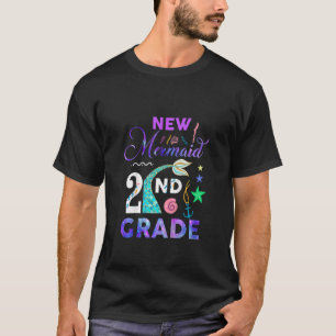 Kids 2nd Grade Mermaid Cute Girls Princess Second T-Shirt