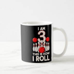 Kids 3 Year Old Bowling Party 3rd Birthday Is How Coffee Mug