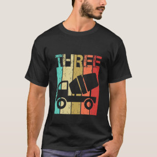 Kids 3 Year Old Construction Truck Birthday 3Rd Bi T-Shirt